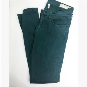 Rag & Bone Teal Skinny Jeans